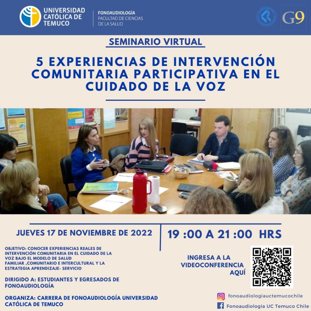 Seminario Virtual Fonoaudiología con Aprendizaje Servicio